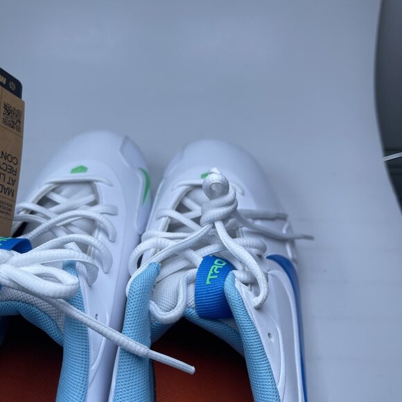 Nike Force Trout 9 Pro Baseball Cleats White Blue FB9728-101 Men’s Size 12 NEW - Picture 12 of 15